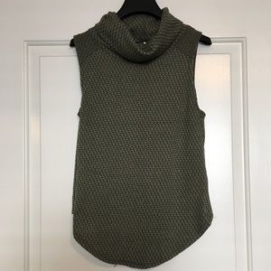 Cowl Neck Sleeveless Shirt